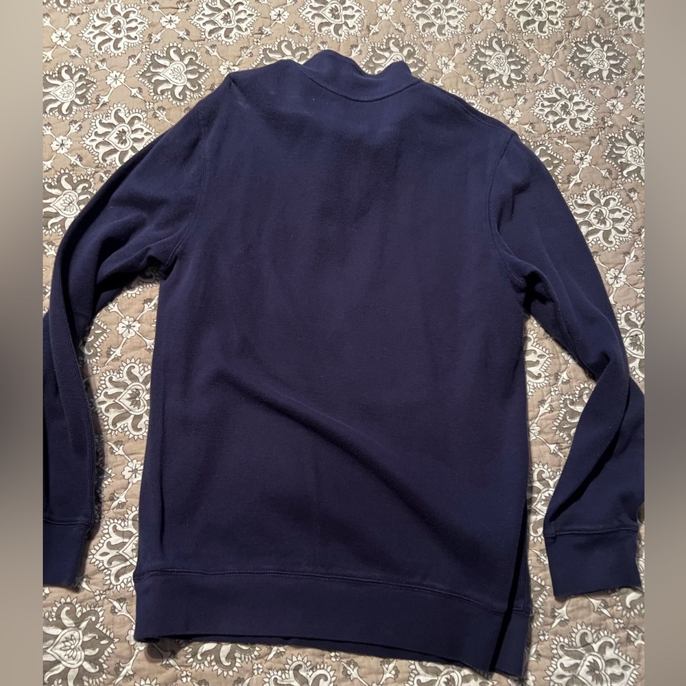 Old Navy quarter zip cotton knit sweater